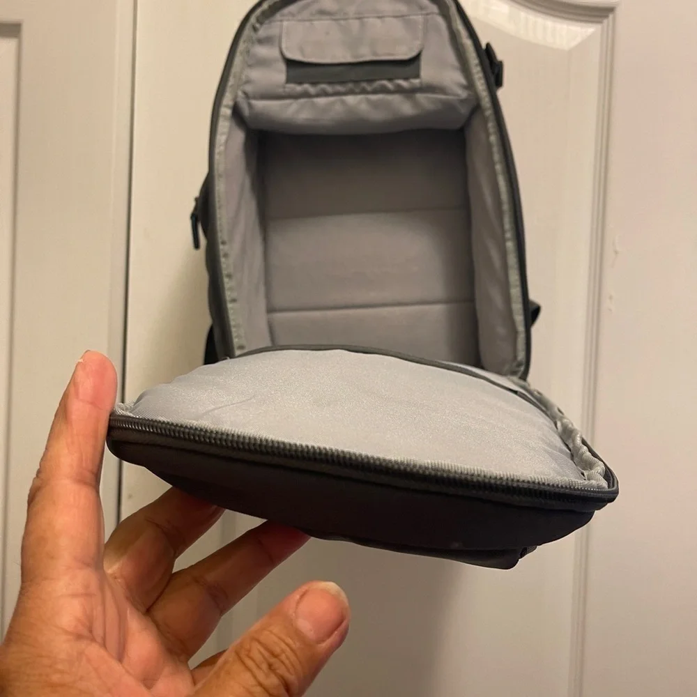 Case Logic Backpack for DSLR Camera and iPad, Gray, Open Box